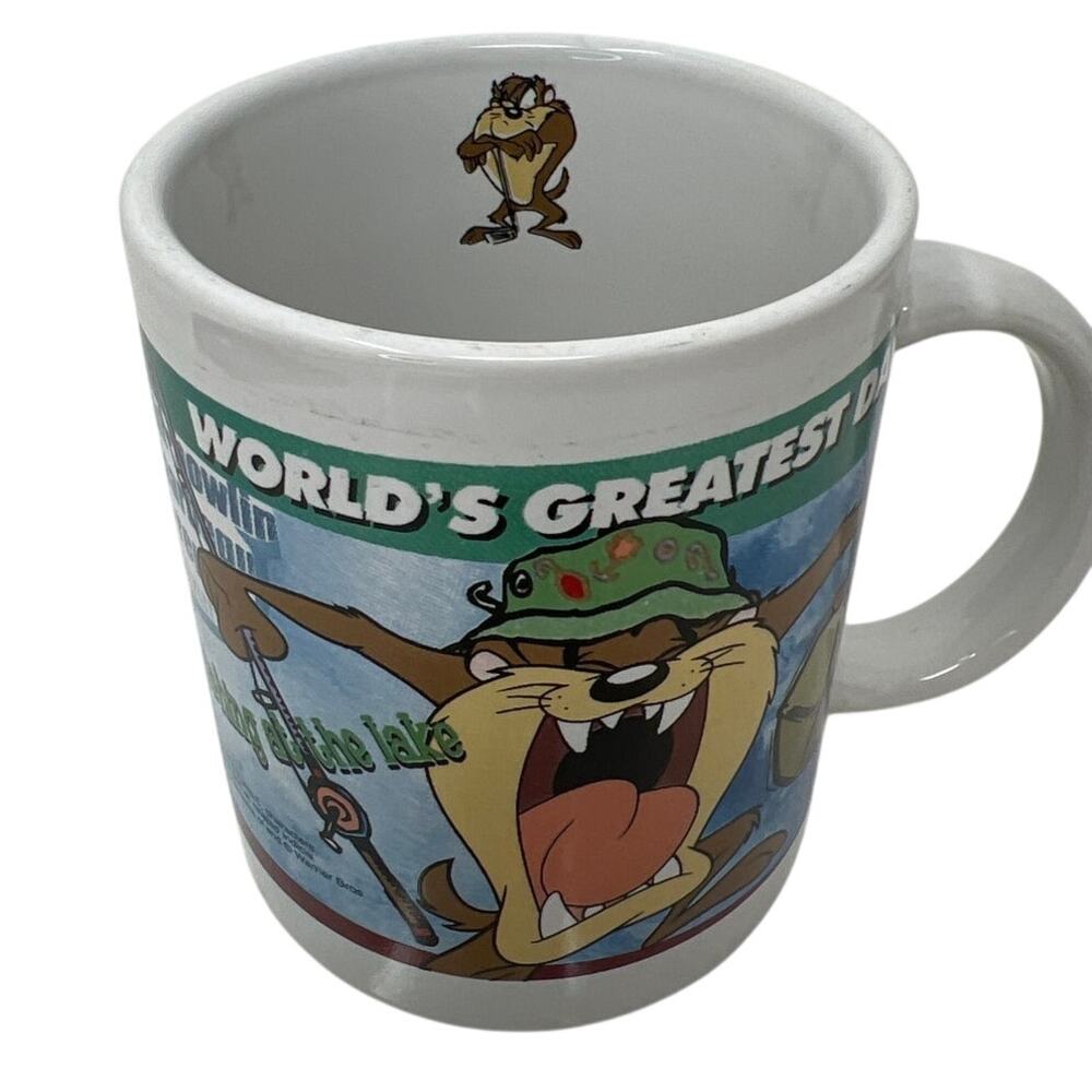 Vintage Tazmanian Devil Worlds Greatest Dad Mug